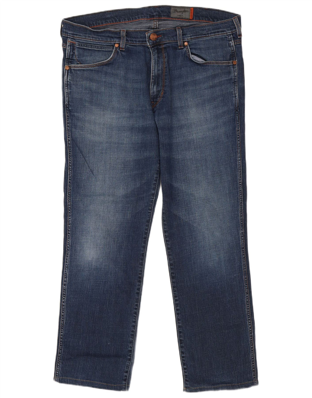 Vaqueros Wrangler Hombre Rectos W38 L29 Azul Marino