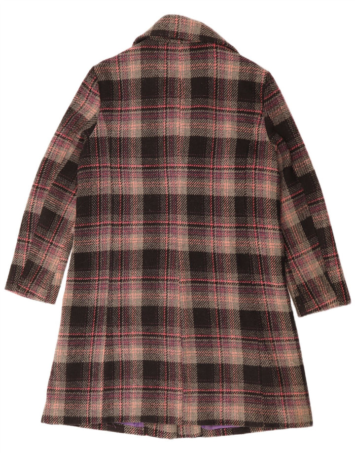 Paco Abrigo Mujer UK 40 XL Poliéster Cuadros Multicolor