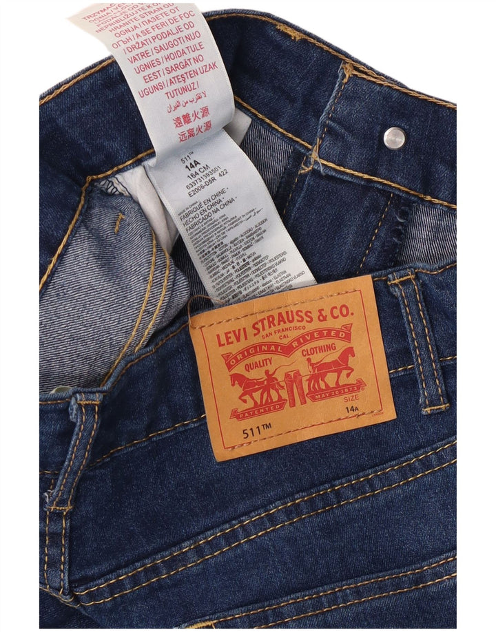 Levi's Vaqueros Slim 511 para Niños 13-14 Años W27 L30 Algodón Azul