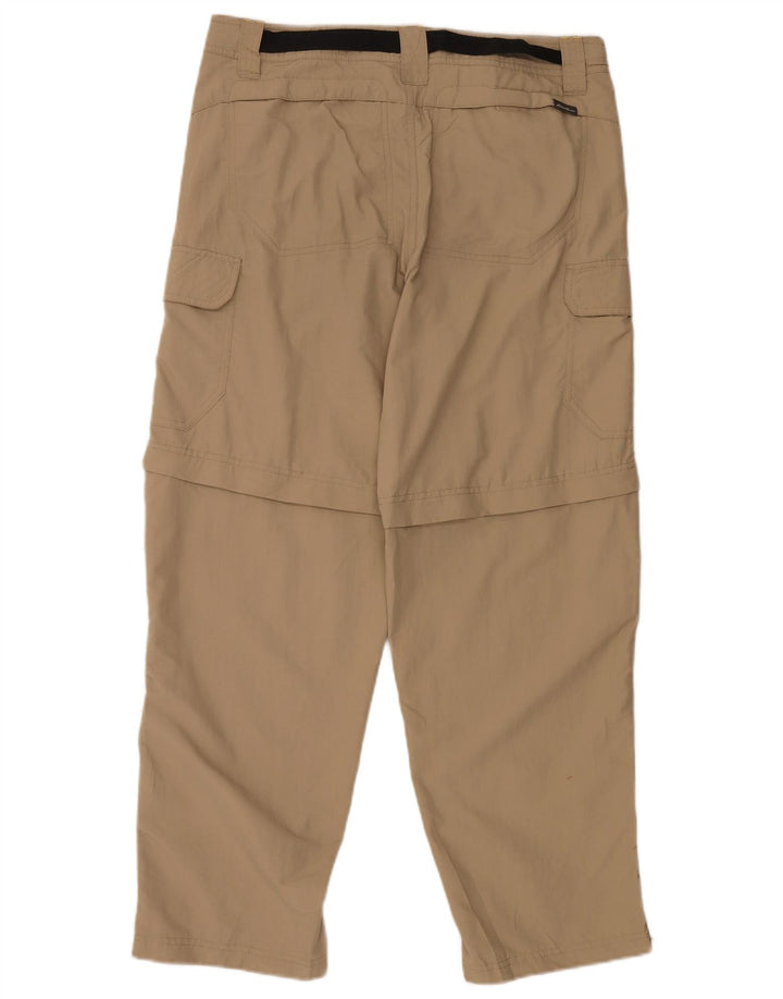 EDDIE BAUER Pantalón cargo recto para hombre W34 L30 Nylon beige