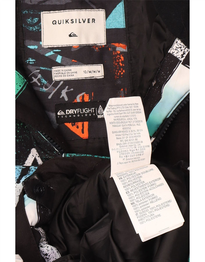 Quiksilver Chaqueta cortavientos gráfica para niños 9-10 años Mediana Multicolor