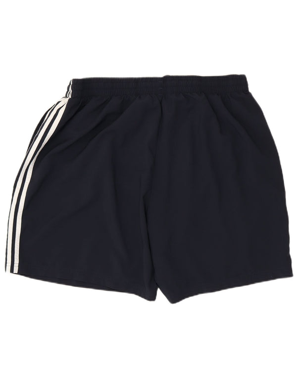 Adidas Pantalones cortos deportivos para hombre 2XL Azul marino Poliéster