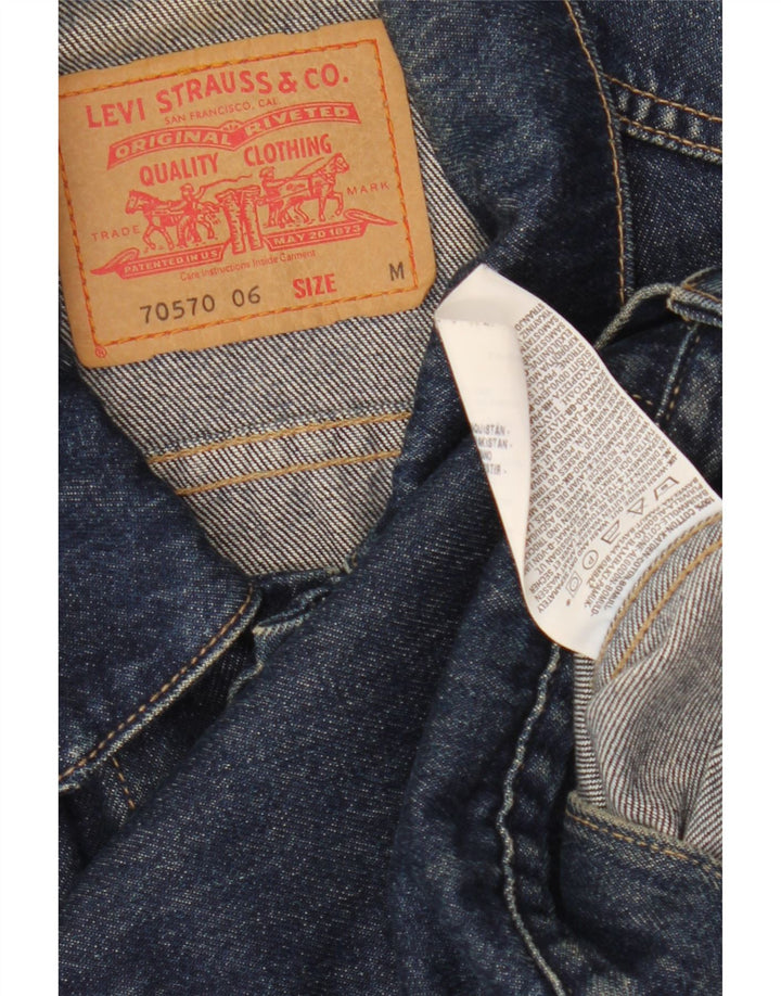 Levi's Chaqueta vaquera para hombre UK 38 Mediana Azul marino Algodón