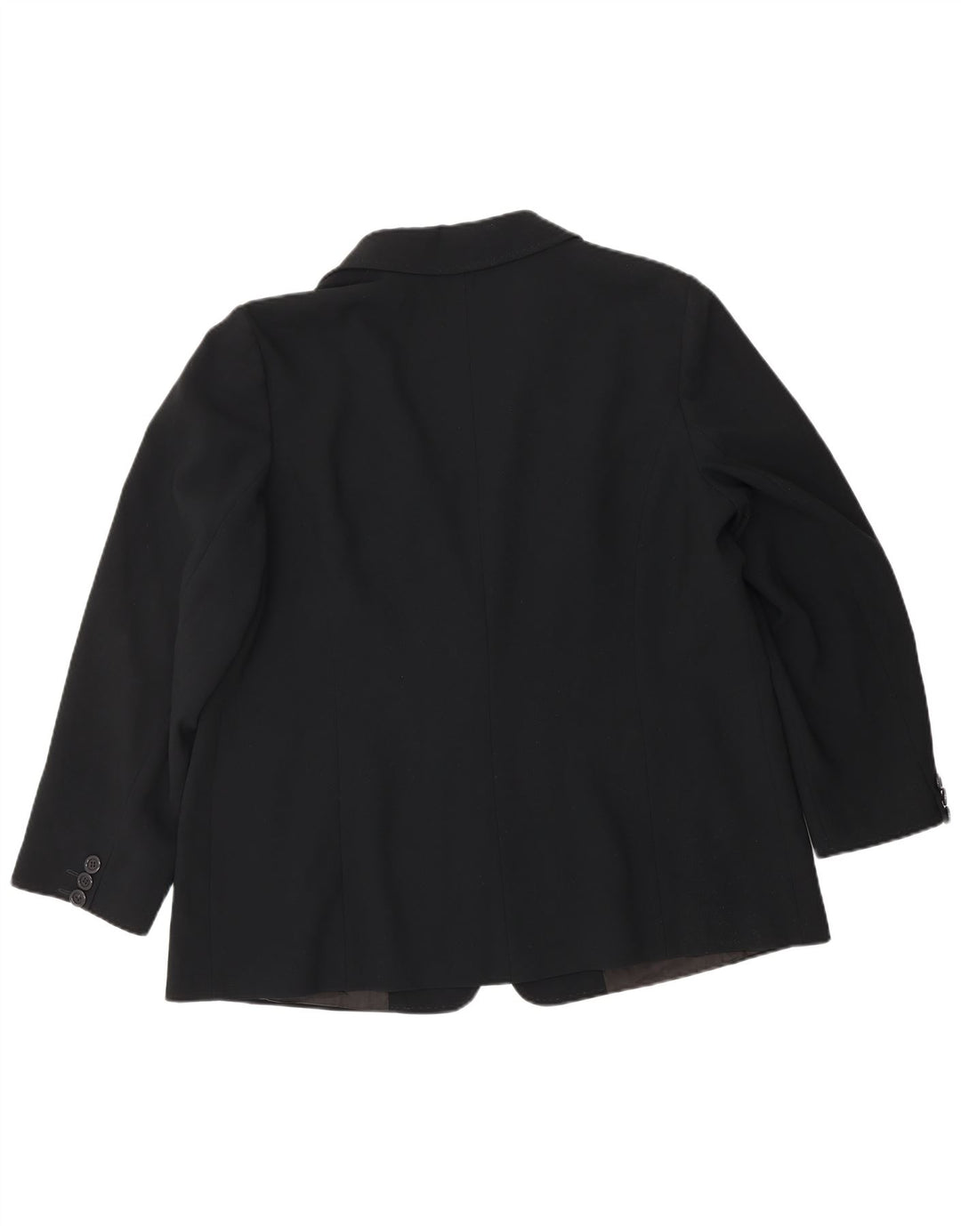 MARINA RINALDI Chaqueta tipo blazer con 1 botón para mujer Talla 23 Mediana Negra