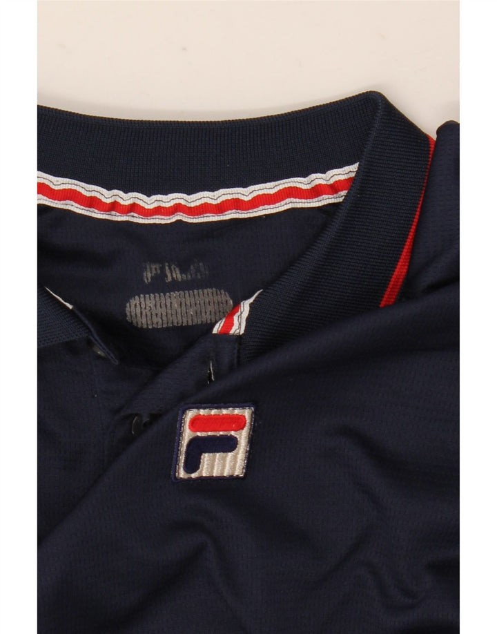 Polo Fila Hombre Azul Marino Medio