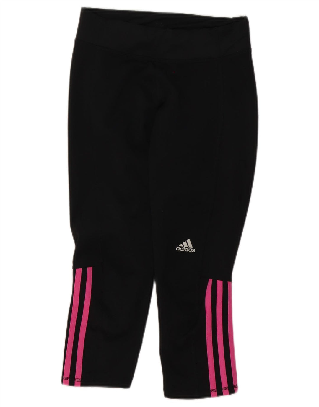Adidas Leggings Capri para Mujer Reino Unido 8 Pequeño Poliéster Negro