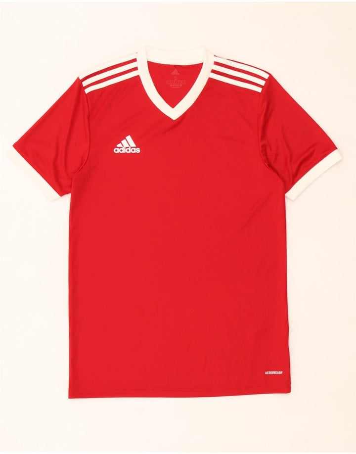 Adidas Hombre Aeroready Camiseta Top Pequeño Rojo Poliéster