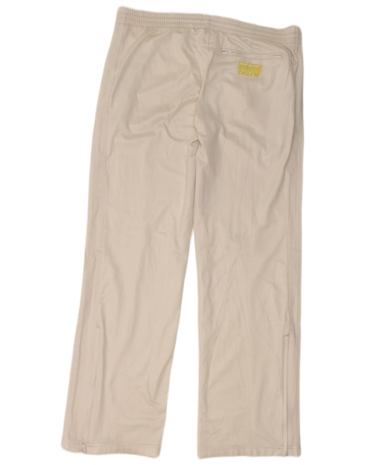 Pantalón De Chándal ADIDAS Hombre Mediano Blanco Poliéster