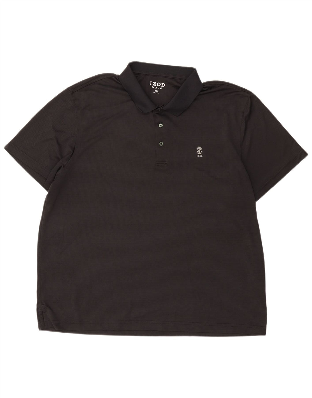 Polo Izod Hombre 2XL Poliéster Negro