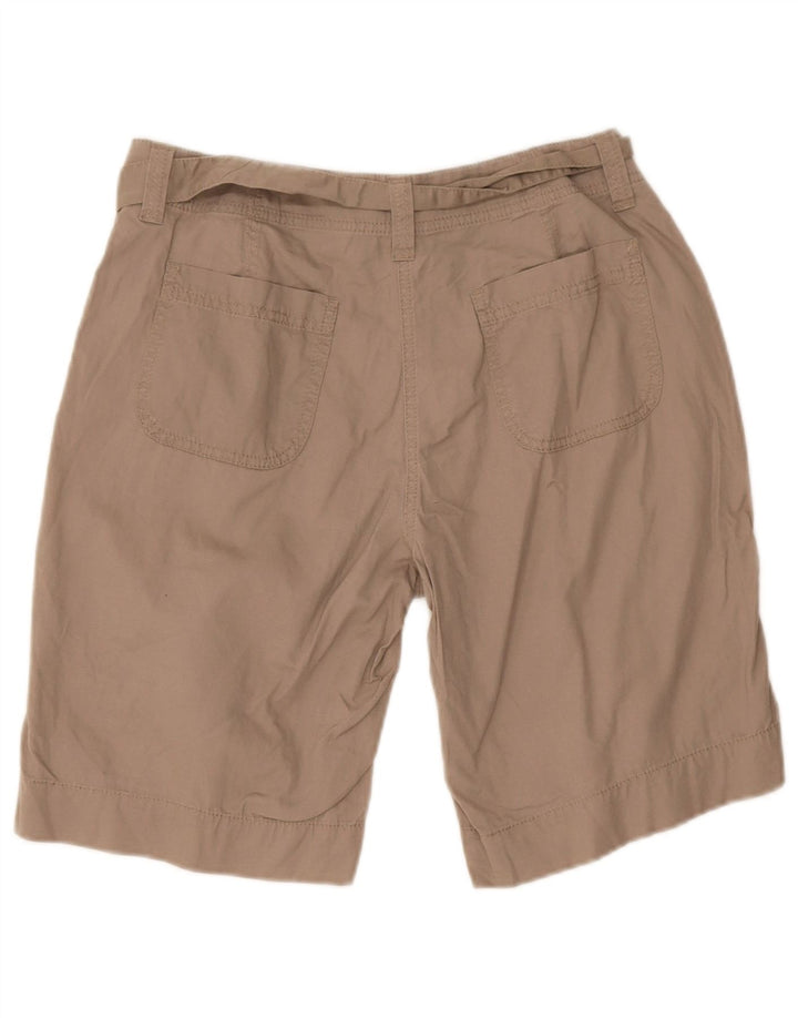 Marks & Spencer Pantalones cortos casuales para mujer UK 12 Medium W30 Algodón gris