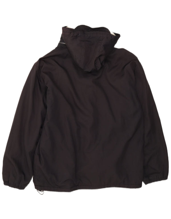Chaqueta cortavientos con capucha para hombre Kappa UK 36 Small Azul marino Poliéster