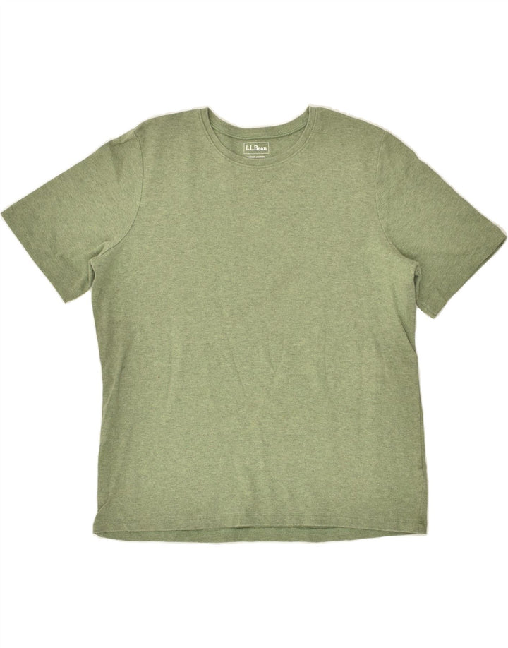 L.L.BEAN Womens T-Shirt Top UK 16 Large Green Cotton | Vintage L.L.Bean | Thrift | Second-Hand L.L.Bean | Used Clothing | Messina Hembry 