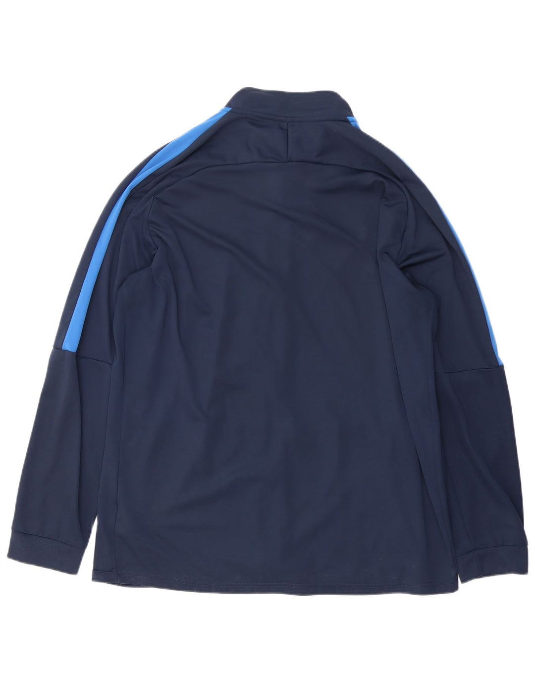 Nike Mens Dri Fit Chándal Top Chaqueta 2XL Azul Marino Colorblock Poliéster