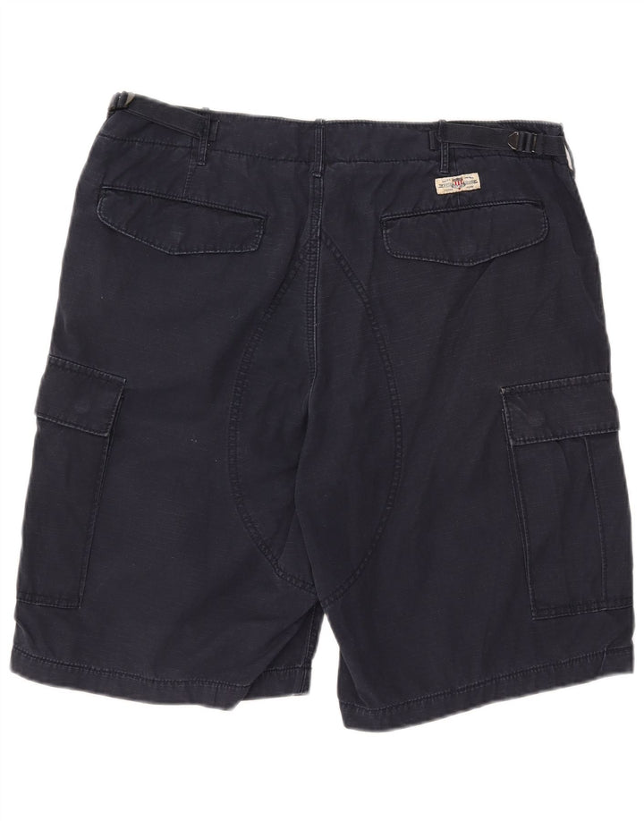 Polo Ralph Lauren Pantalones cortos cargo para hombre W33 Algodón azul marino mediano