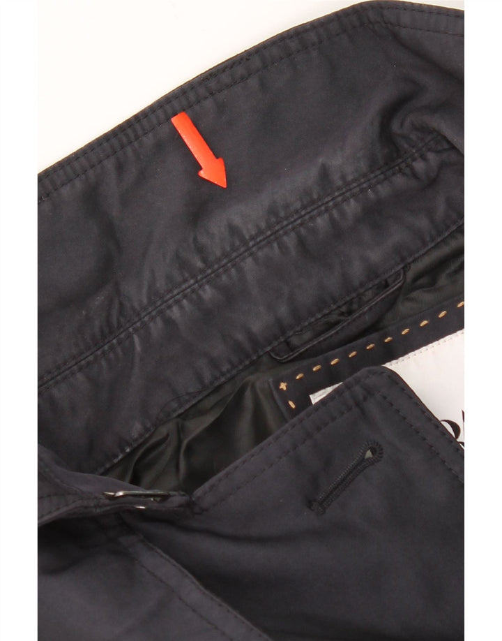 Zara Gabardina para hombre UK 40 Grande Poliéster azul marino