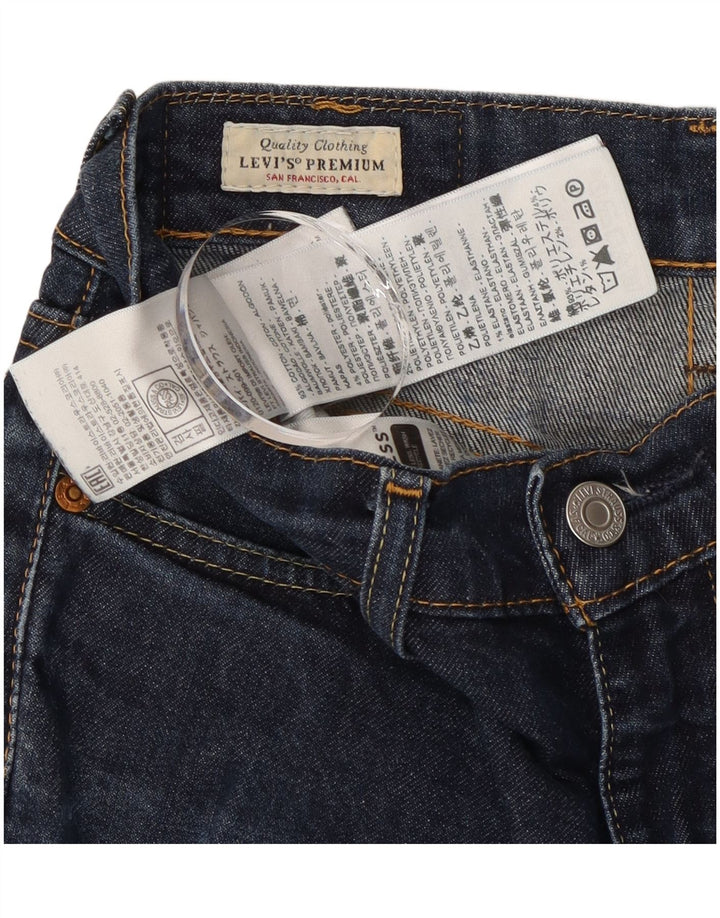 Vaqueros Levi's Mujer Slim W27 L32 Algodón Azul Marino