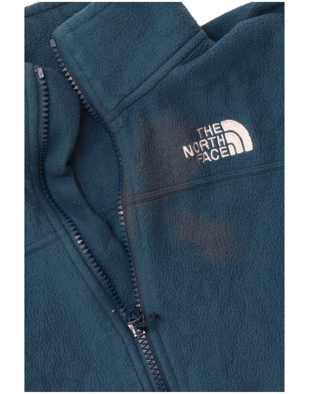 The North Face Chaqueta polar con forro para hombre, talla 36, poliéster azul pequeño