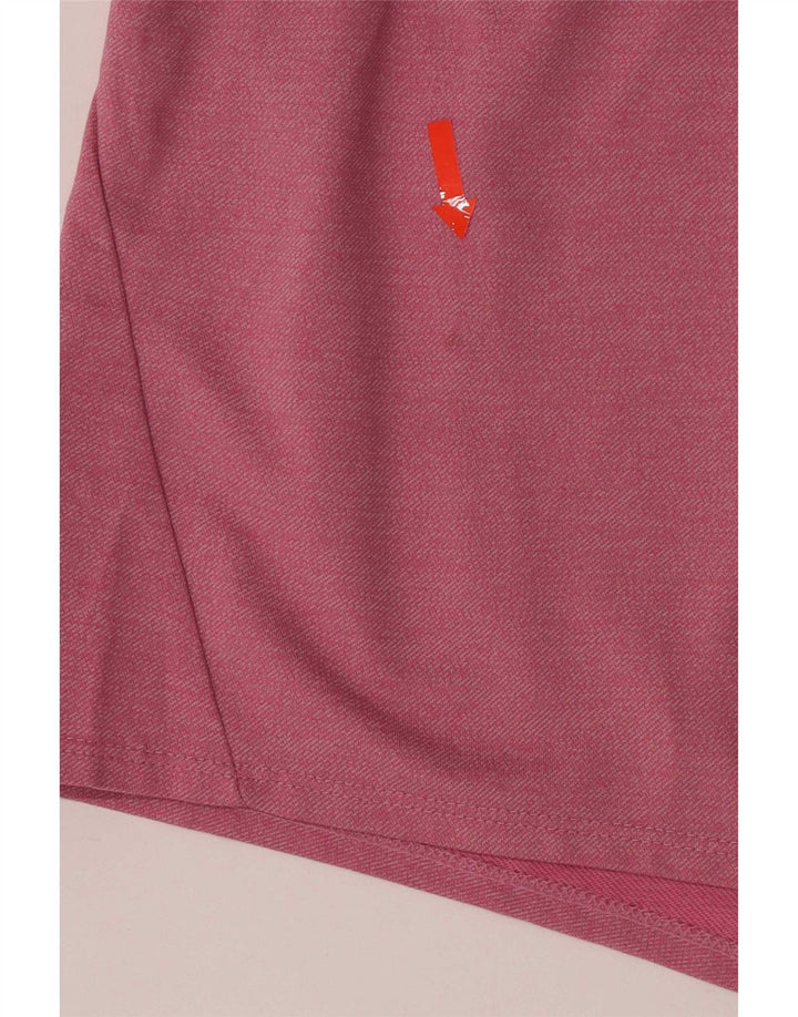 Nike - Pantalones cortos deportivos Dri Fit para mujer, talla 40, poliéster rosa medio