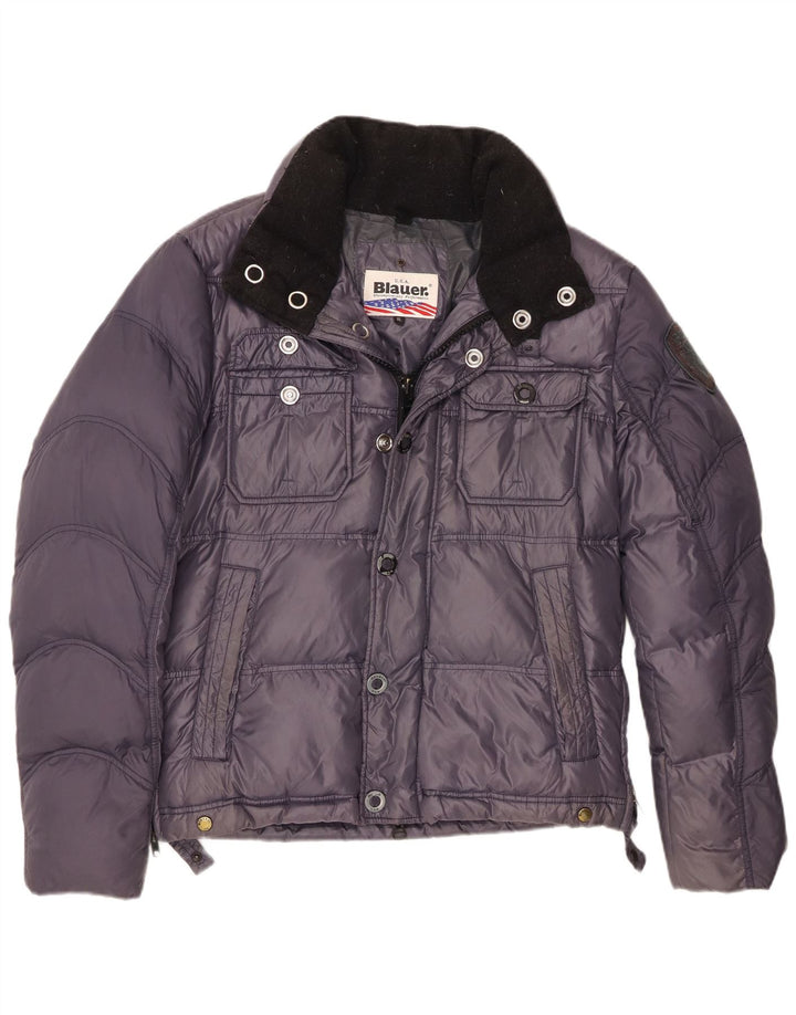 Blauer Chaqueta Acolchada Mujer UK 40 XL Nylon Púrpura