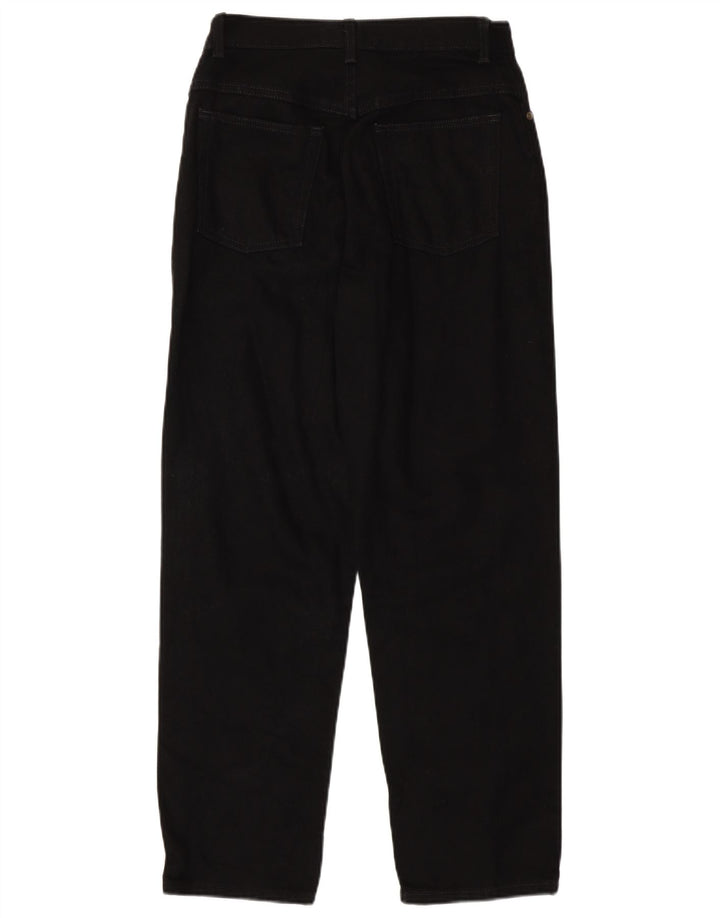 L.L.BEAN Womens Relaxed Straight Jeans US 8 Medium W28 L30 Black