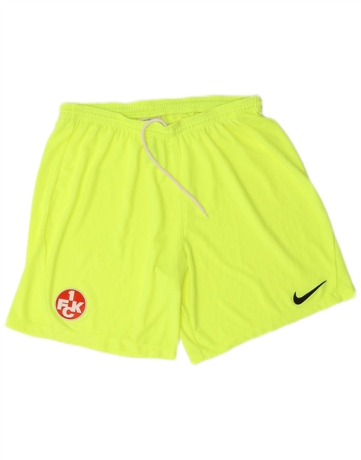 Nike Pantalones cortos deportivos gráficos para hombre XL Poliéster amarillo