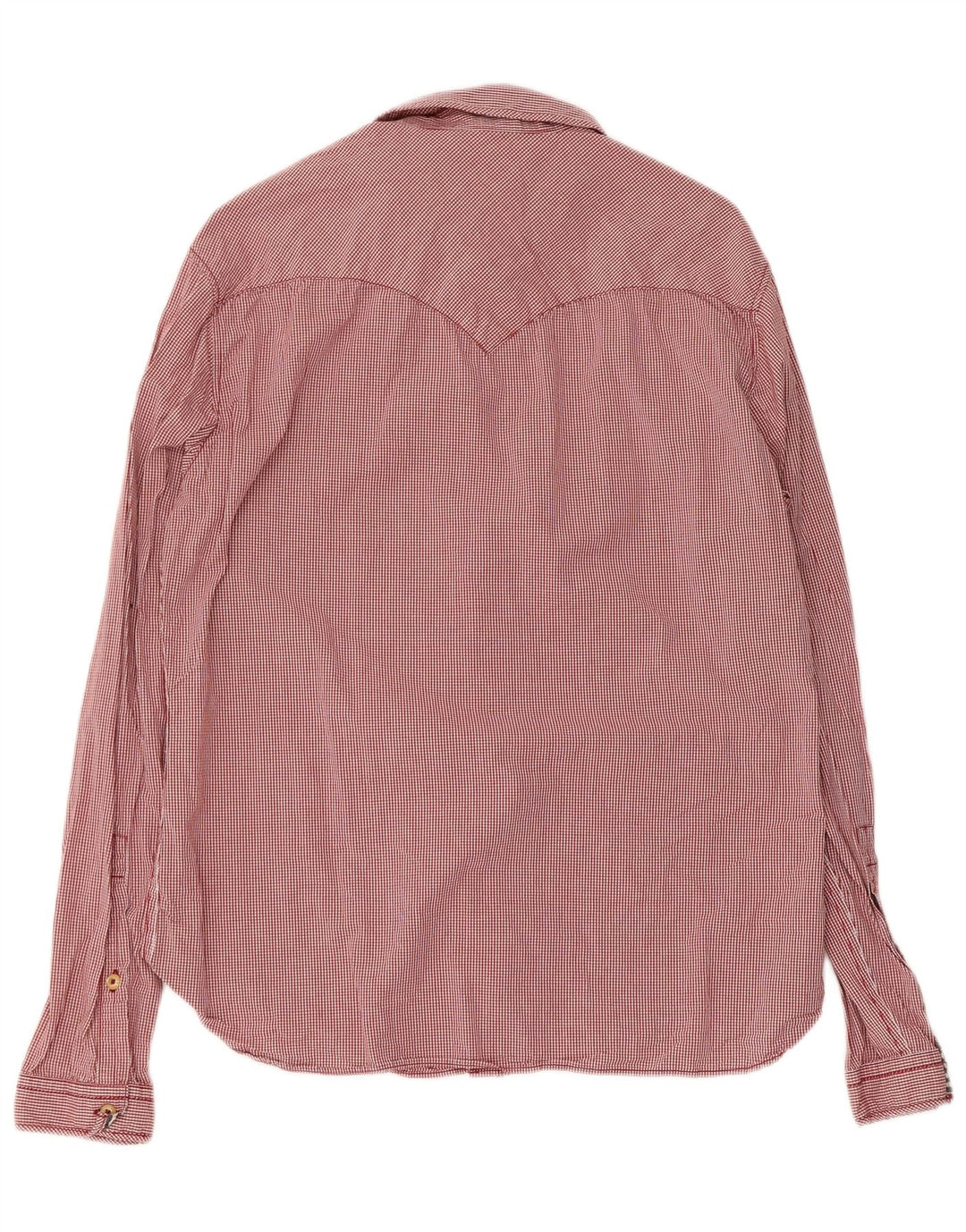 Camisa Levi's Hombre Algodón Vichy Rojo Medio
