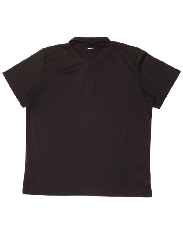 Adidas Hombre Aeroready Polo XL Negro Poliéster