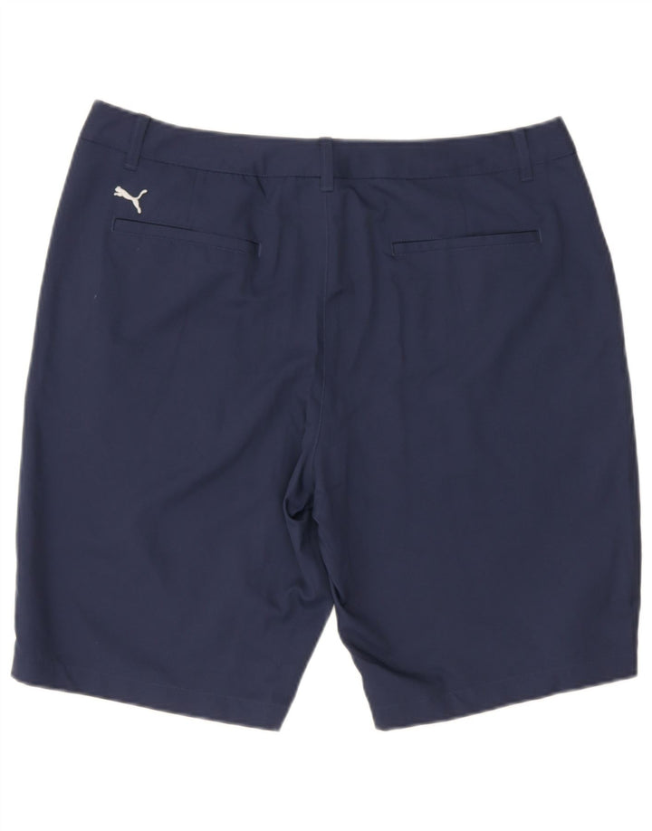 Puma Pantalones cortos chinos para hombre W36 Large Poliéster azul marino