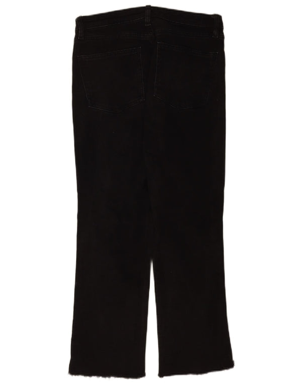 Zara Jeans Cortos Para Mujer EU 38 Small W28 L25 Negro