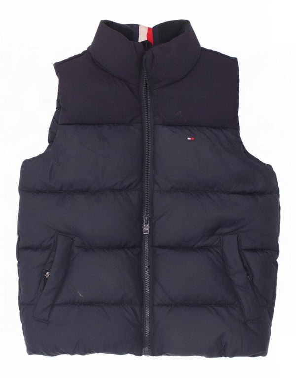 Tommy Hilfiger Chaleco acolchado con gráfico para niños 5-6 años Azul marino Poliéster