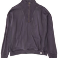Sudadera con capucha y cuello con cremallera para hombre de Fat Face, color azul marino mediano
