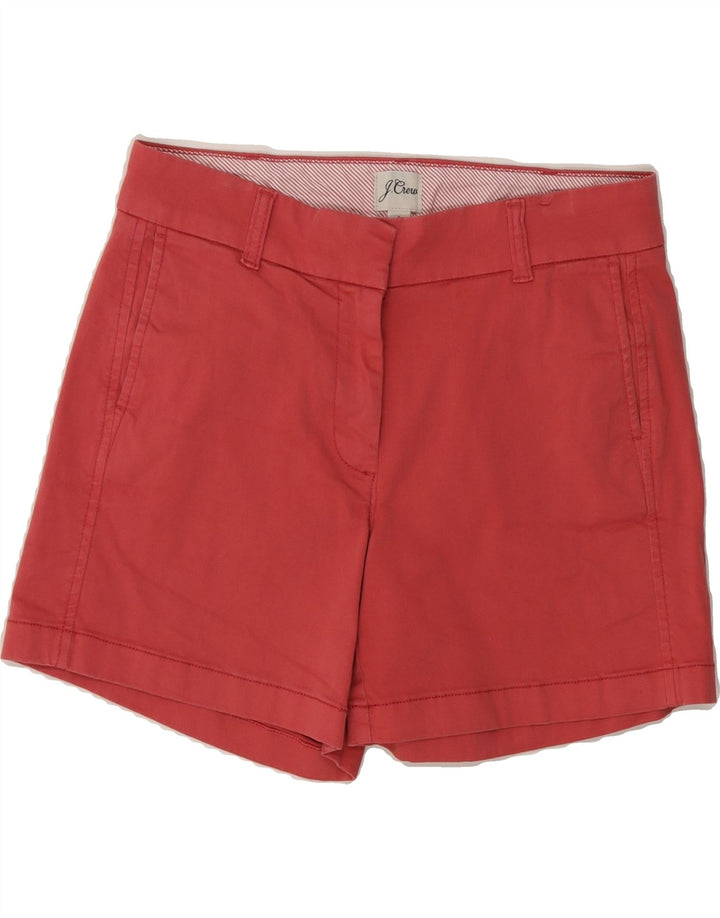 J. CREW Womens Chino Shorts US 4 Small W30 Red Cotton Vintage J. Crew and Second-Hand J. Crew from Messina Hembry 