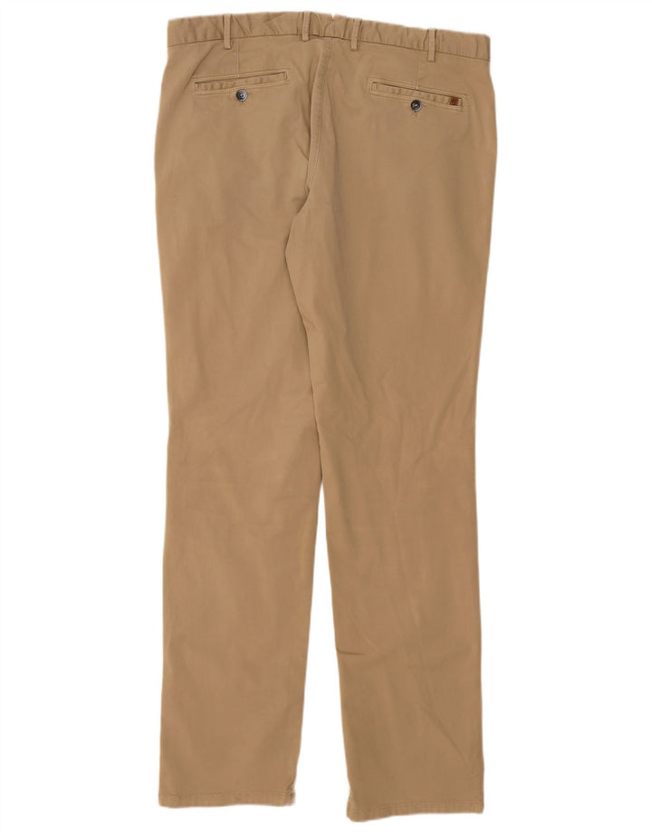 MASSIMO DUTTI Pantalón chino slim para hombre EU 48 XL W38 L34 Beige