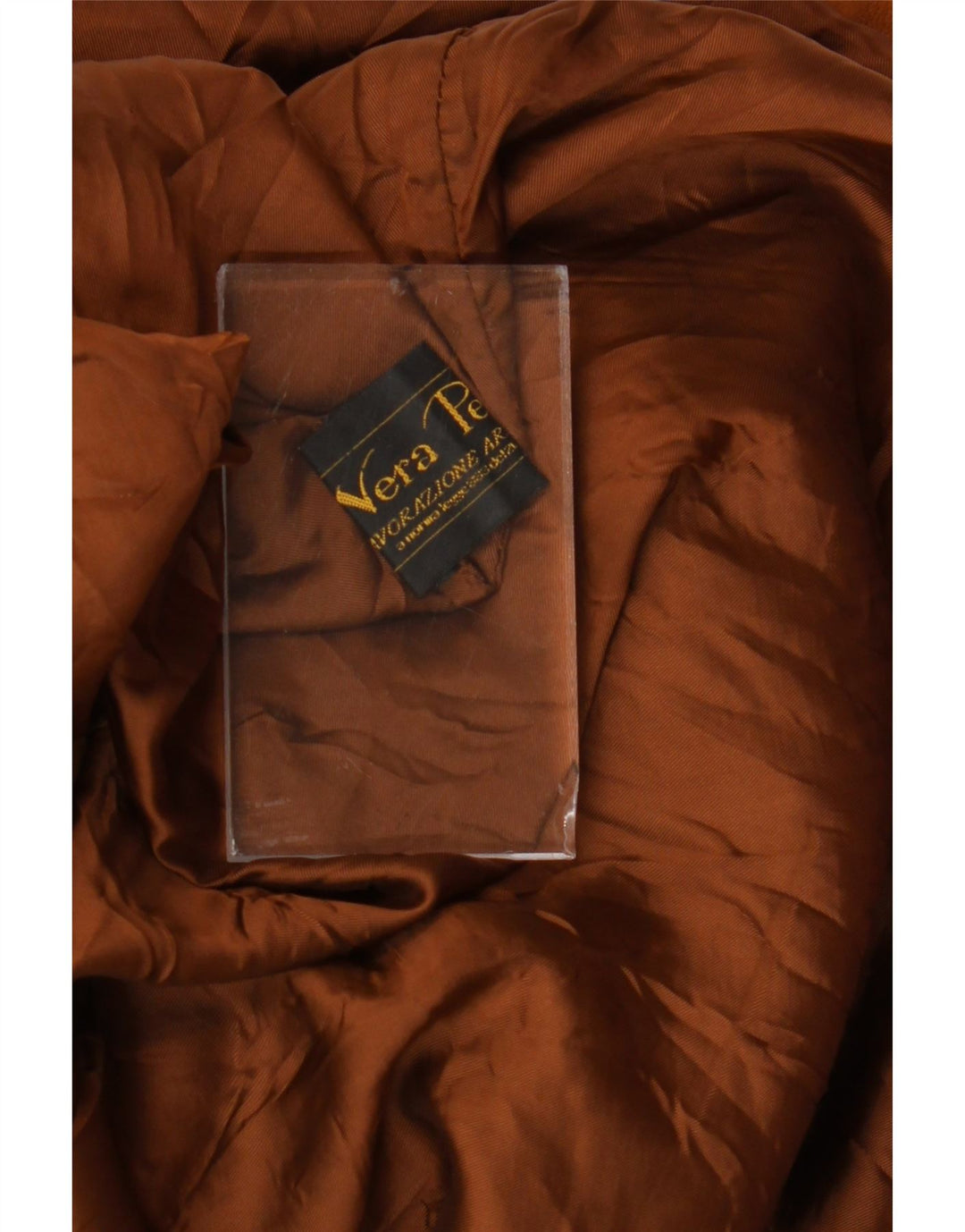 LAVORAZIONE ARTIGIANA Chaqueta de ante para hombre UK 42 XL Cuero marrón