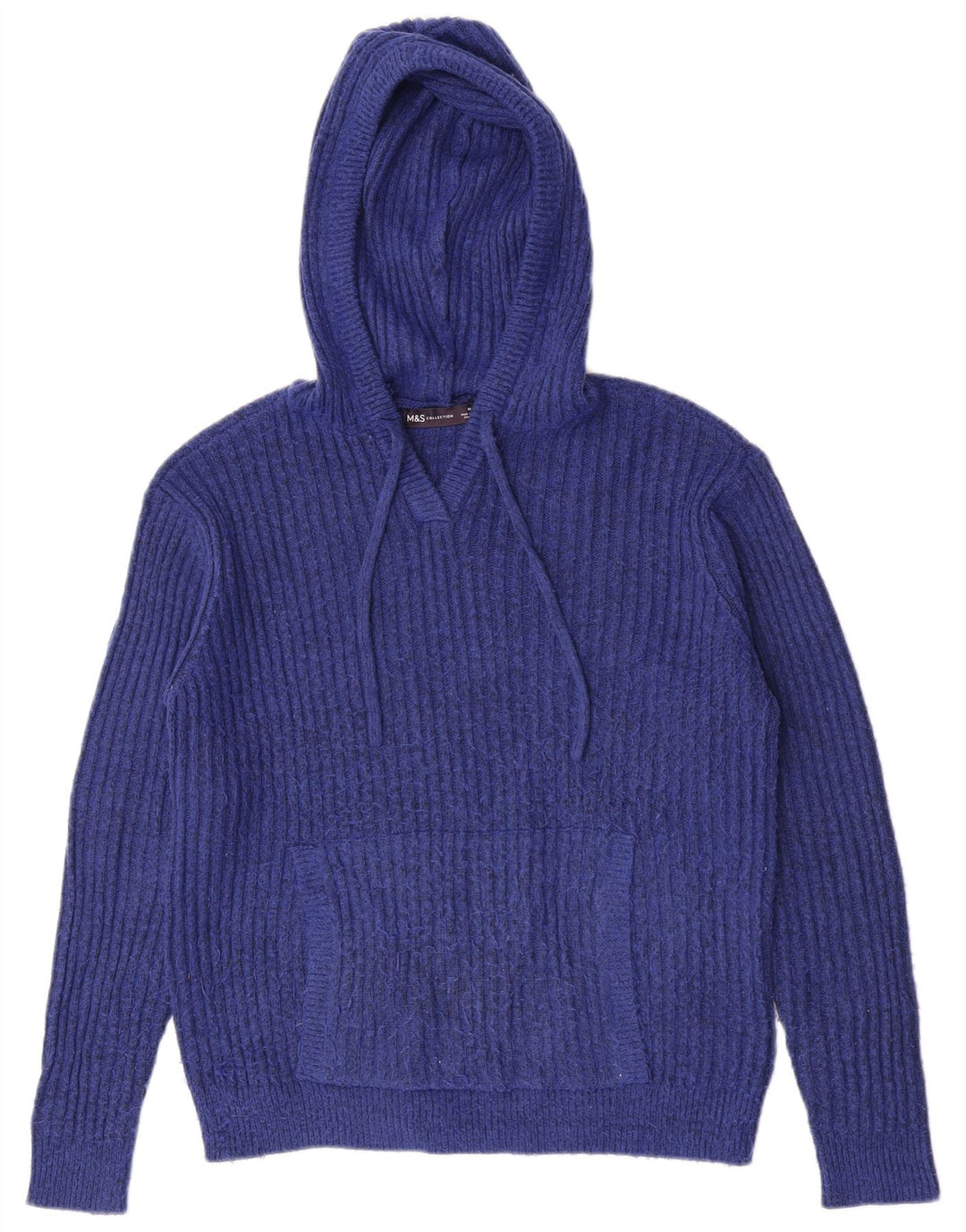 Marks & Spencer Suéter con capucha para mujer UK 44 Medio azul moteado