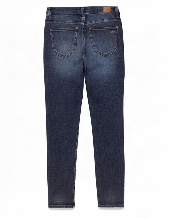 Jeans Ajustados De Tiro Alto Para Mujer Lee W31 L28 Algodón Azul