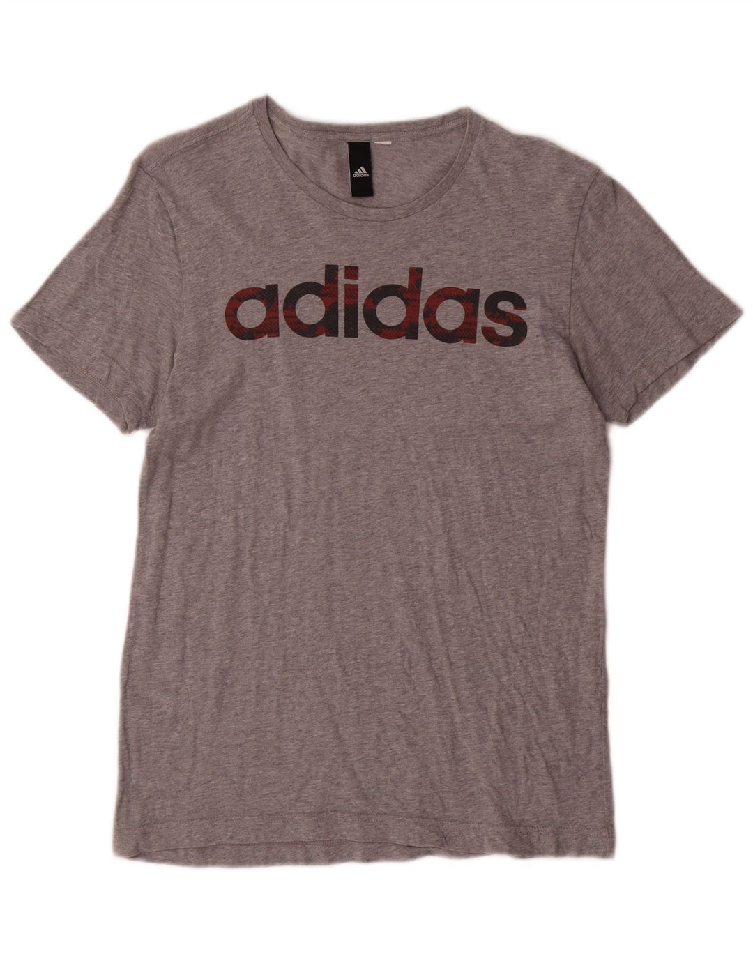 ADIDAS Camiseta gráfica para hombre Top Pequeño Gris