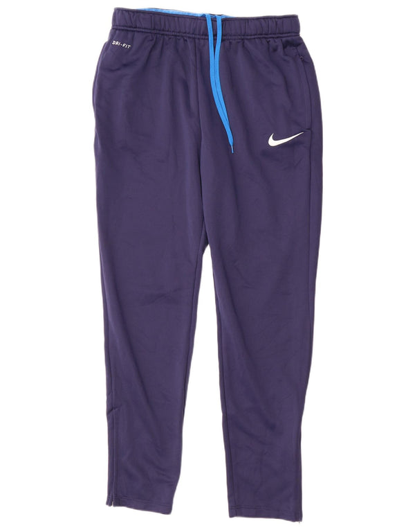 Nike - Pantalones de chándal Dri Fit para hombre, talla grande, poliéster, color azul marino
