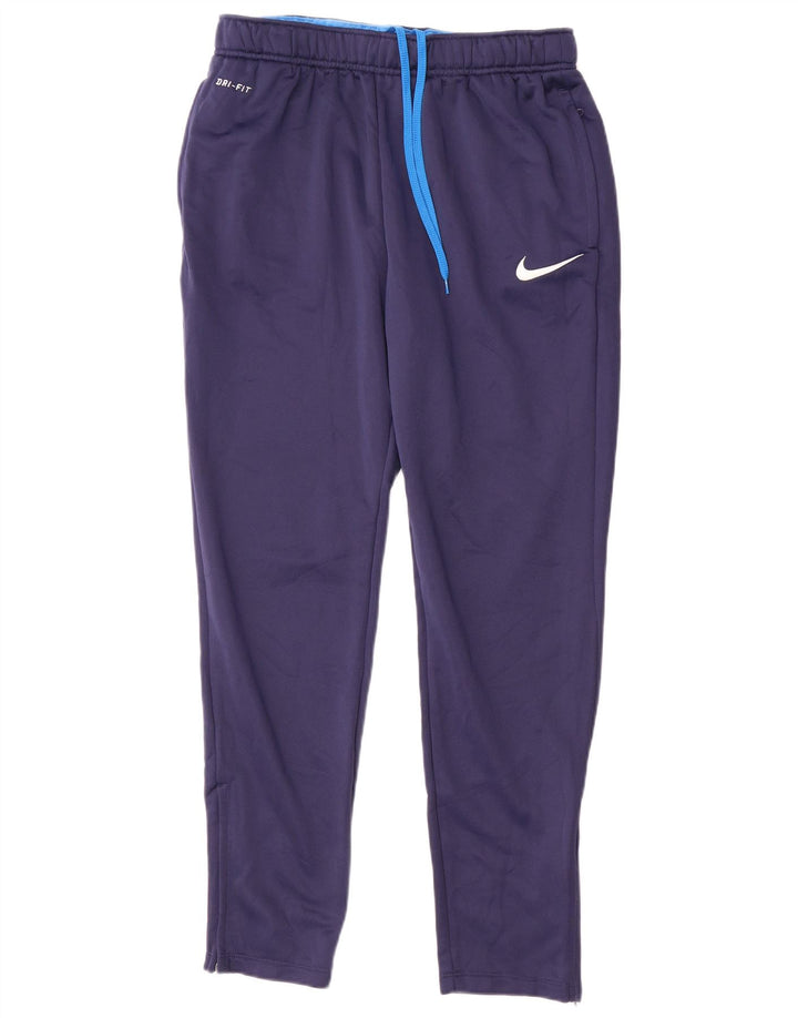 Nike - Pantalones de chándal Dri Fit para hombre, talla grande, poliéster, color azul marino