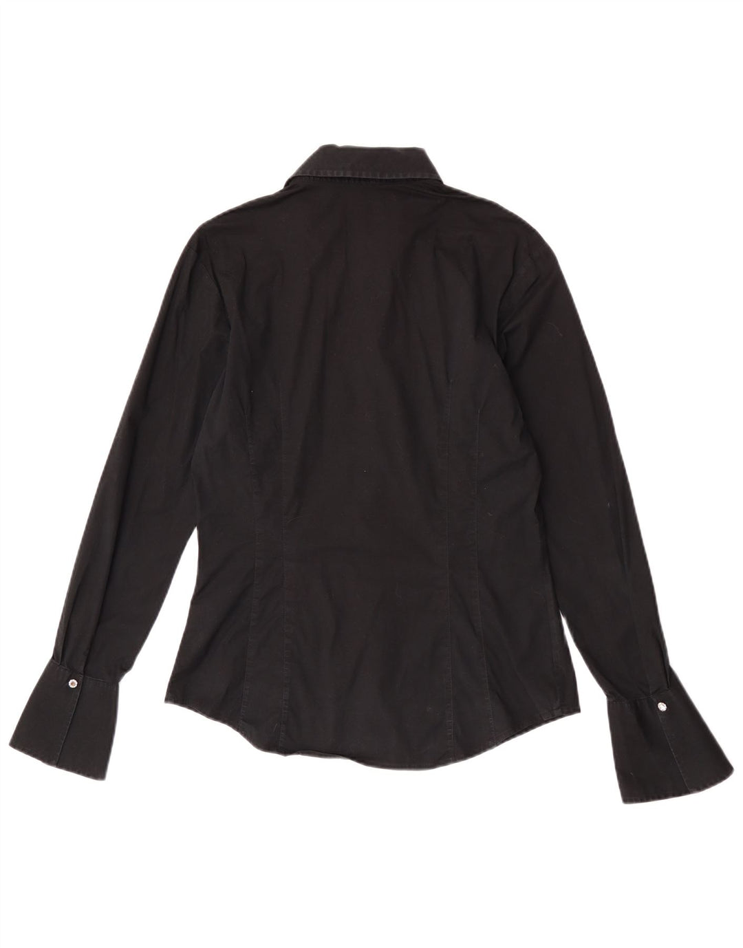 Tommy Hilfiger Camisa para mujer US 12 Grande Algodón negro