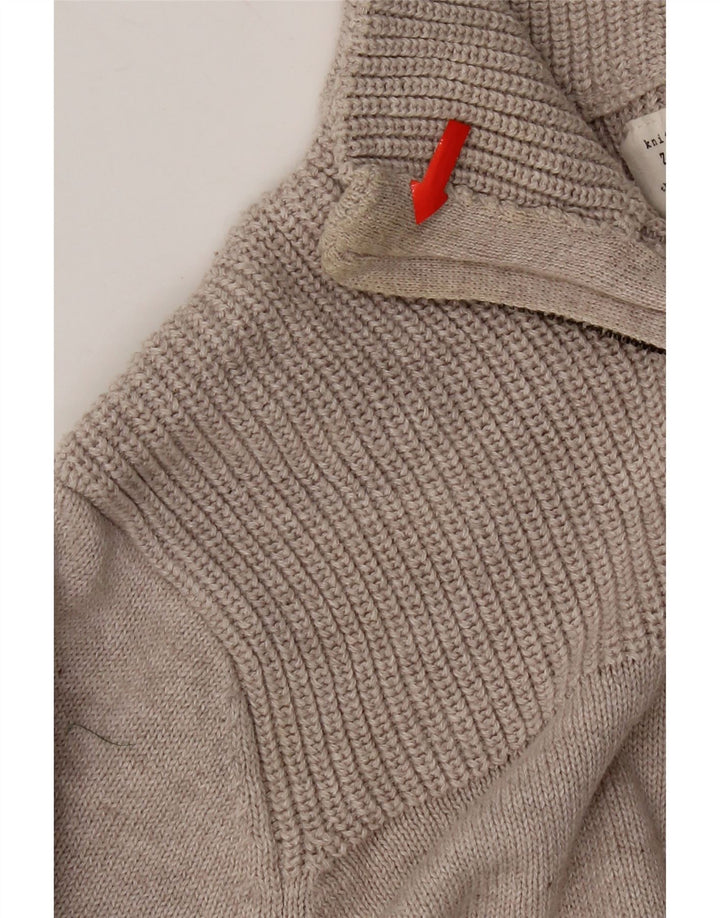 Zara Jersey para niño con cremallera en el cuello 13-14 años Beige