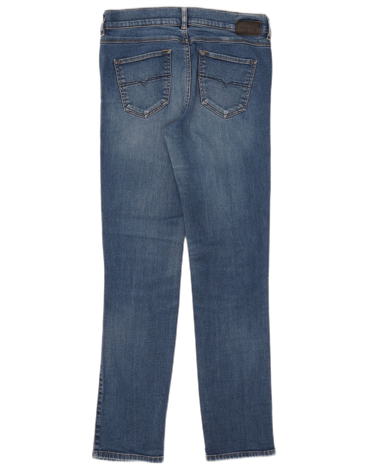 Diesel Mujer Sandy Regular Slim Vaqueros Rectos W28 L29 Algodón Azul