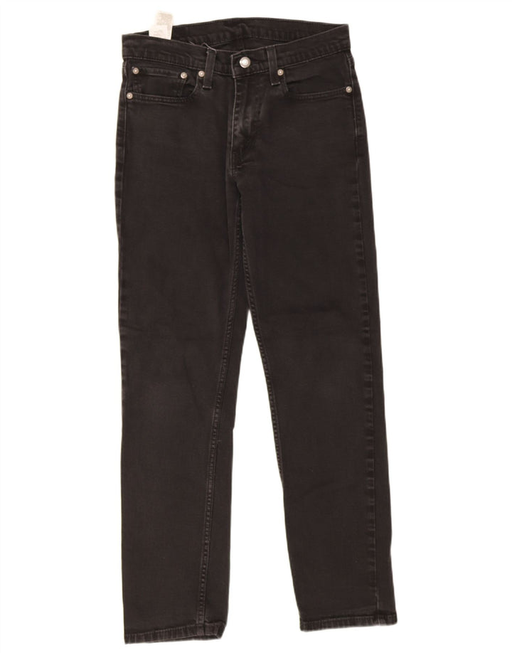 Levi's Hombre 511 Slim Jeans W31 L32 Algodón Negro