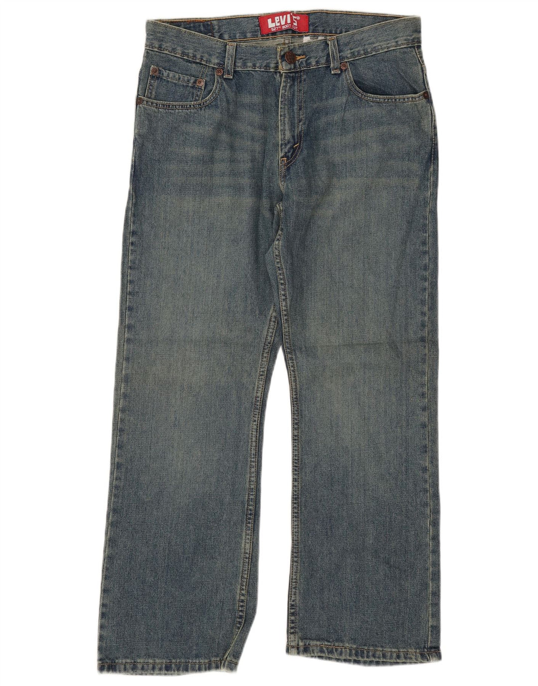 LEVI'S Vaqueros Husky Bootcut para niños 11-12 años W32 L27 Algodón azul