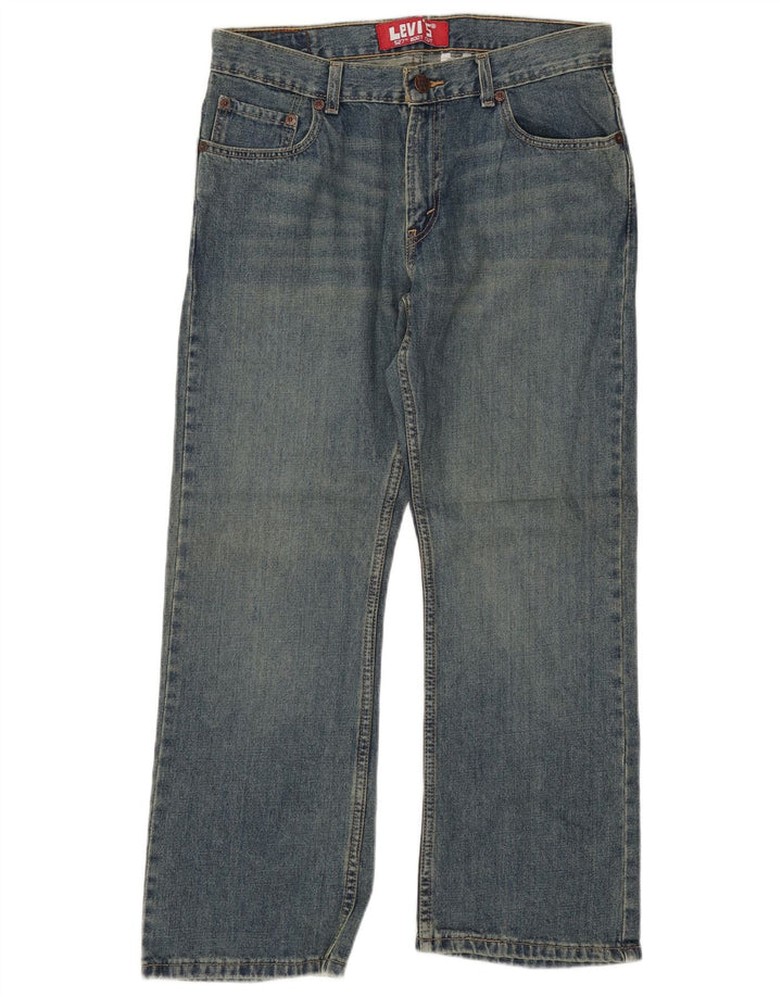 LEVI'S Vaqueros Husky Bootcut para niños 11-12 años W32 L27 Algodón azul