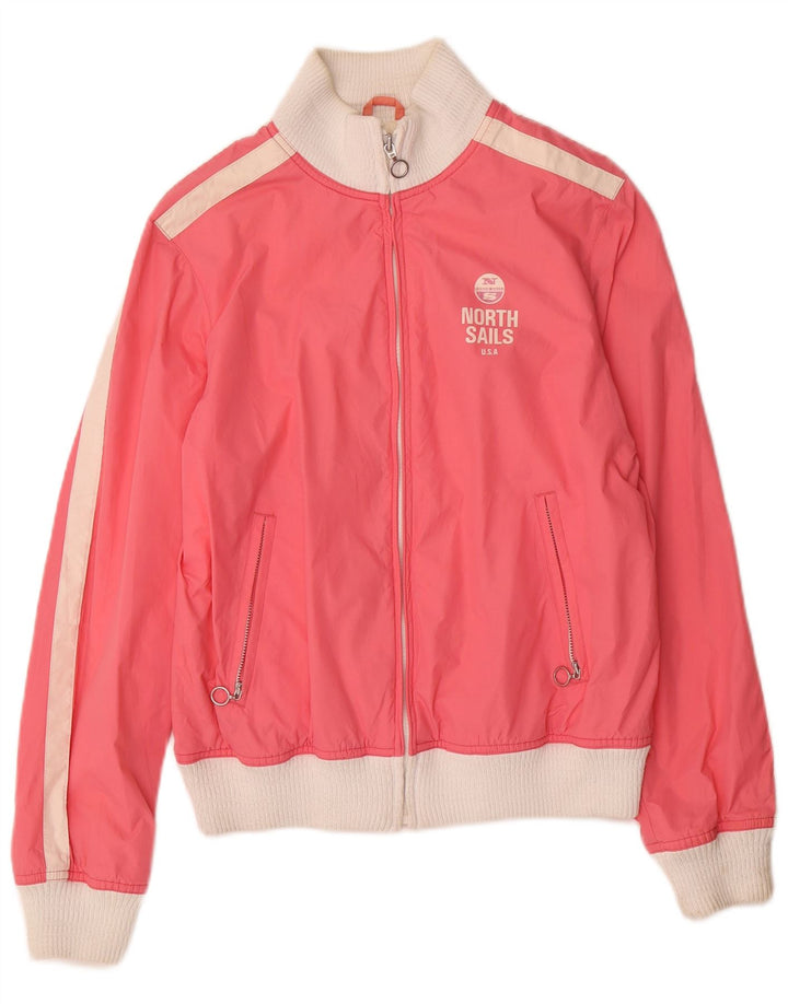 Chaqueta superior de chándal para mujer North Sails UK 44 Medium Pink Colourblock
