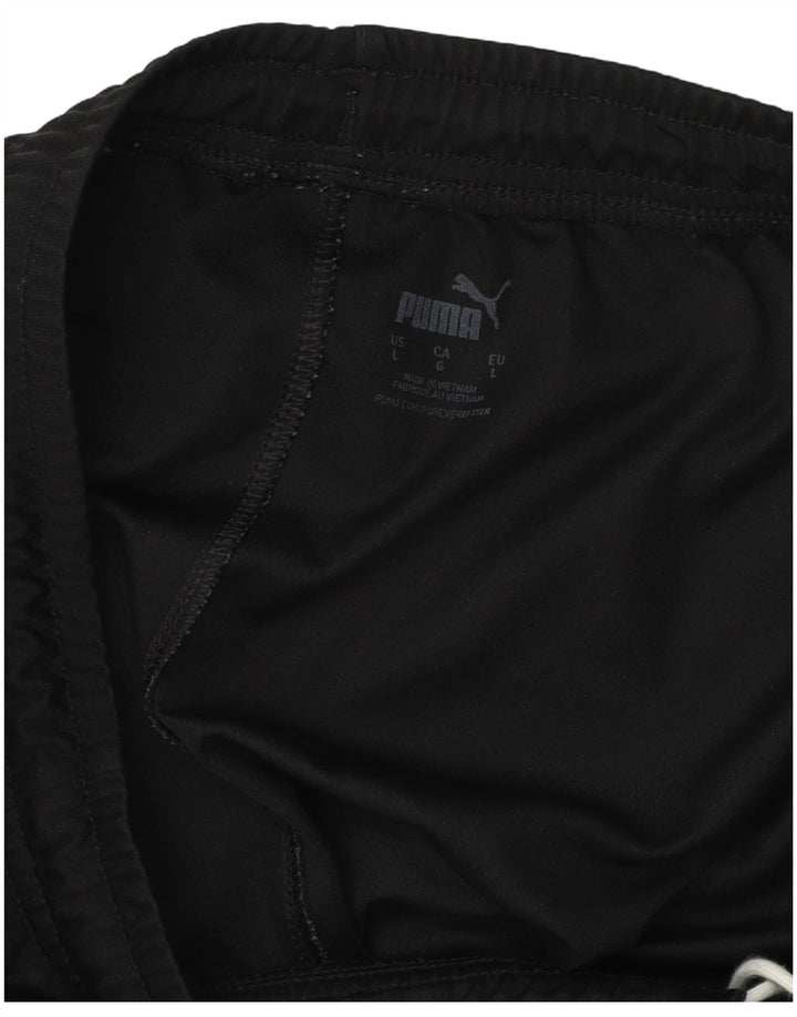 Puma - Pantalones cortos deportivos para hombre, talla grande, color negro