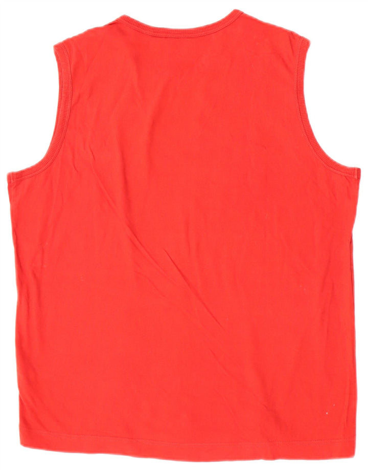 Puma Hombre Chaleco Top Medio Algodón Rojo