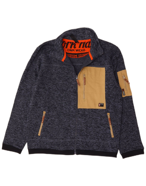 Reward Chaqueta de chándal para hombre IT 52/54 Large Poliéster moteado azul marino