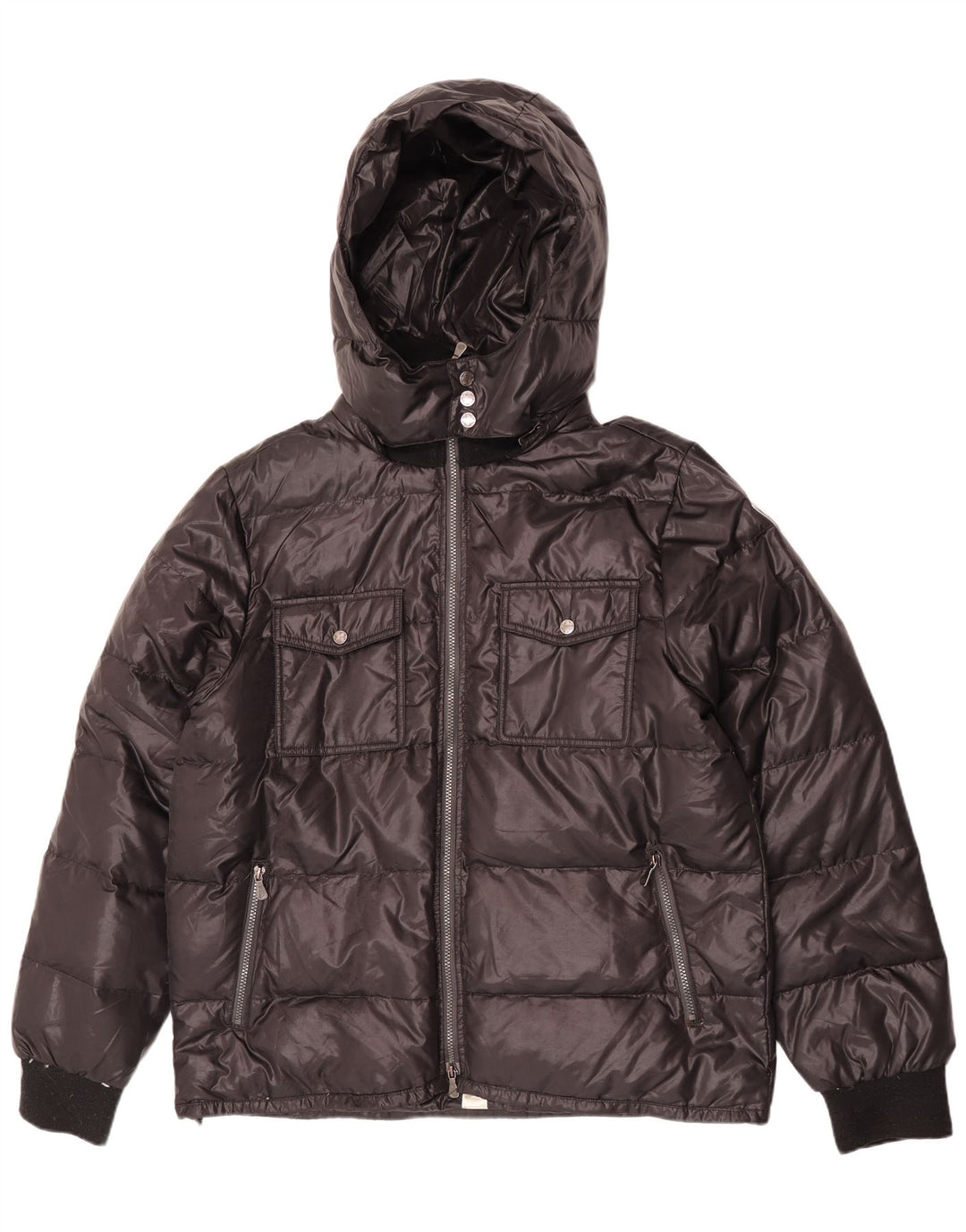 Lotto Chaqueta acolchada con capucha para hombre UK 44 2XL Poliéster negro